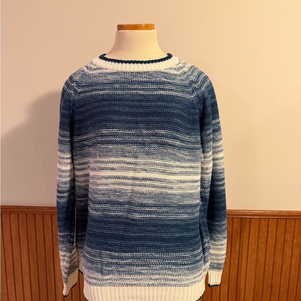 Campus Blue Gradient Sweater